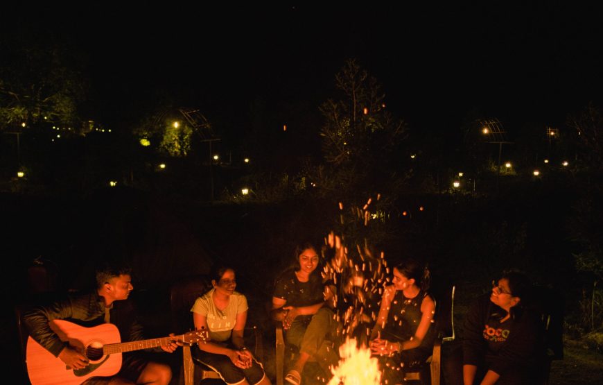 Lakeside Night Camping in Ananthagiri Hills